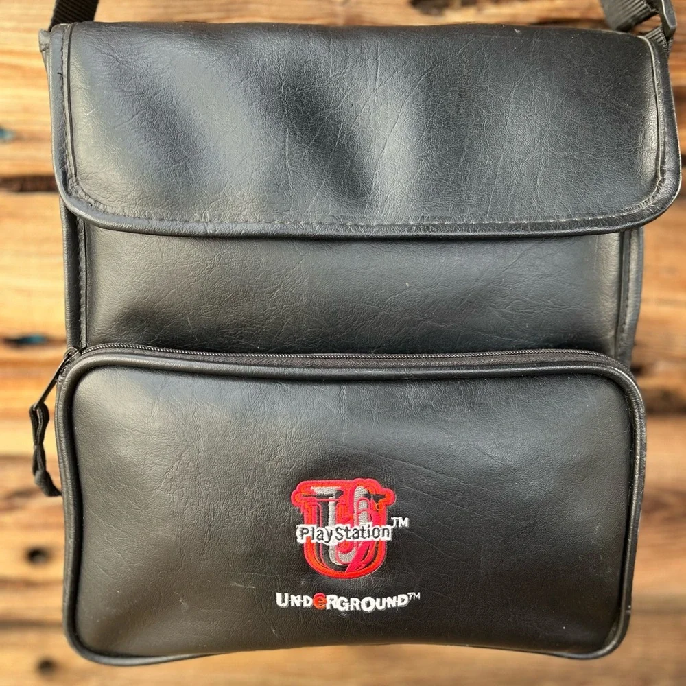VINTAGE | PlayStation Underground Black Bag